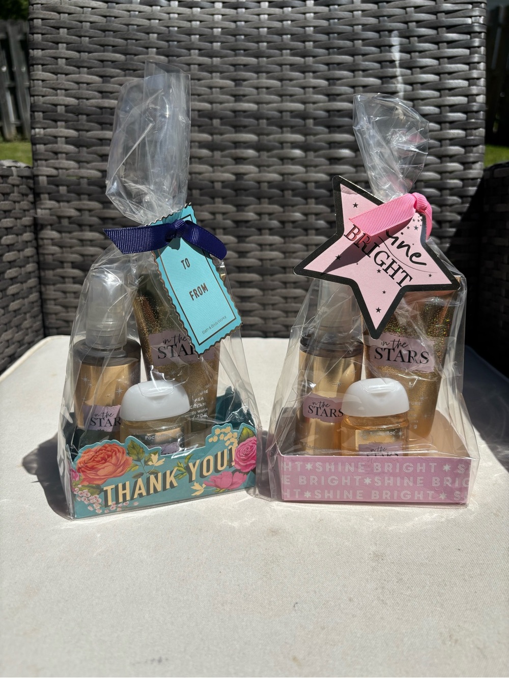 Bath & Body Works Mini Gift Set Duo with Pink and Teal Accents